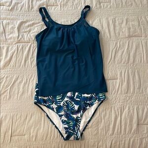 SUUKSESS Women’s Tummy Control Tankini Bathing Suit Ruffle High Waisted